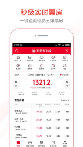 猫眼专业版截图3