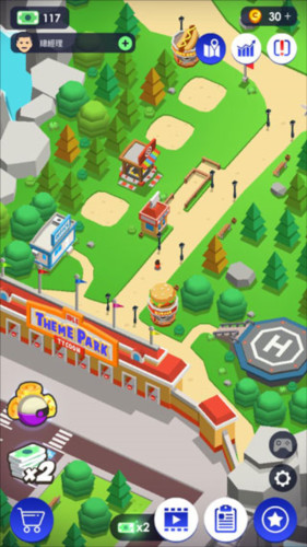 闲置主题公园大亨金币不减反增版