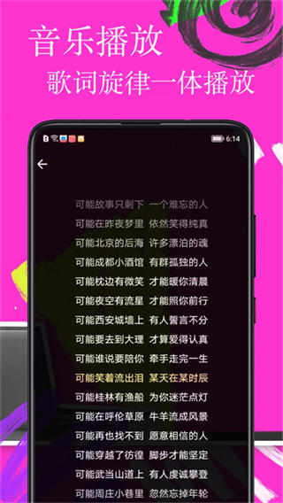 歌词适配极速版截图4