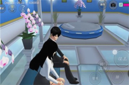 樱花校园模拟器紫色旗袍中文版