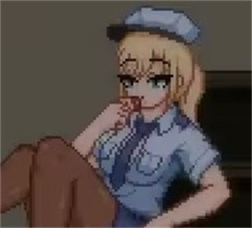 放课后的捉迷藏女交警角色